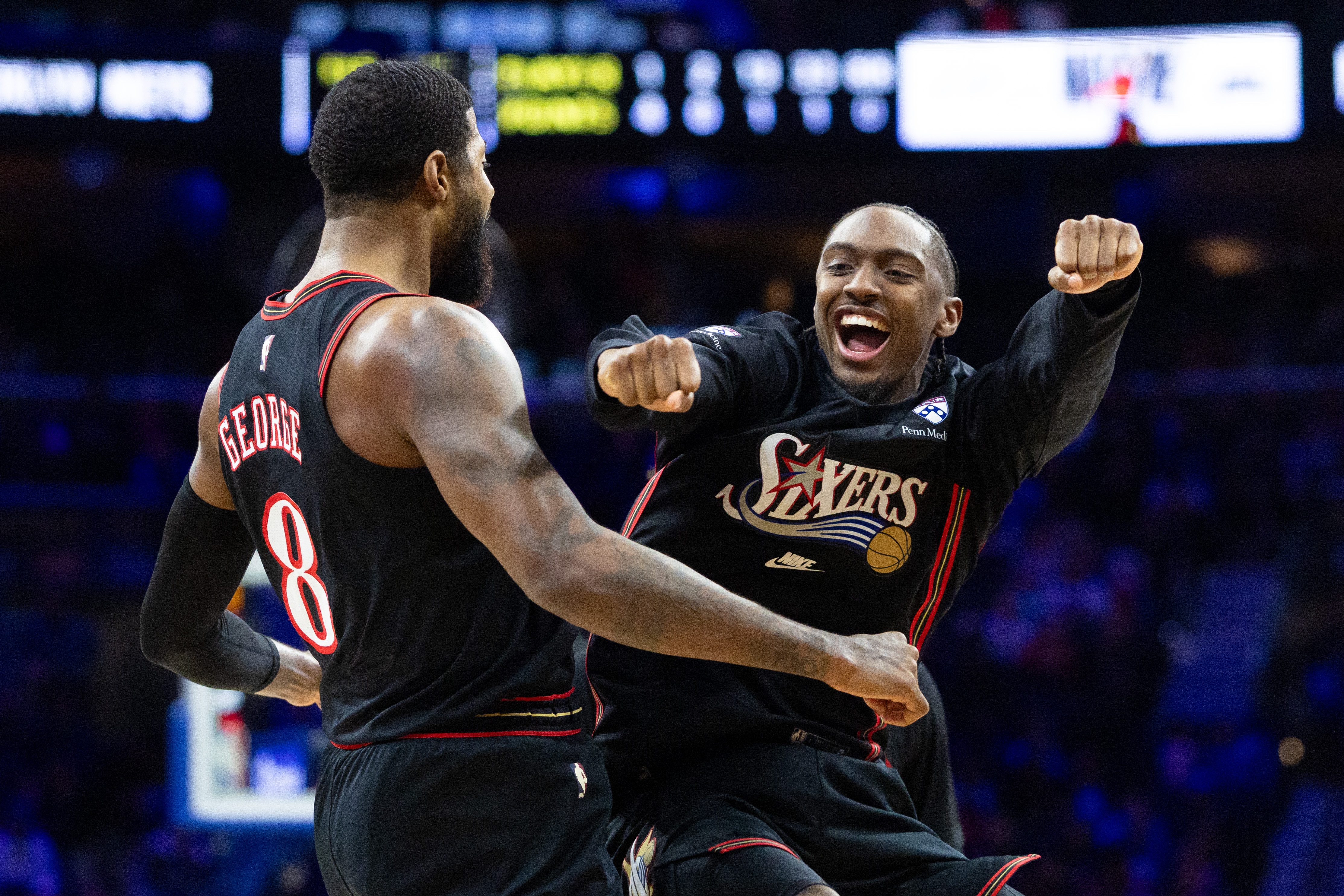 安东尼：乔治是最强三当家吗？那76人将在季后赛极具威胁